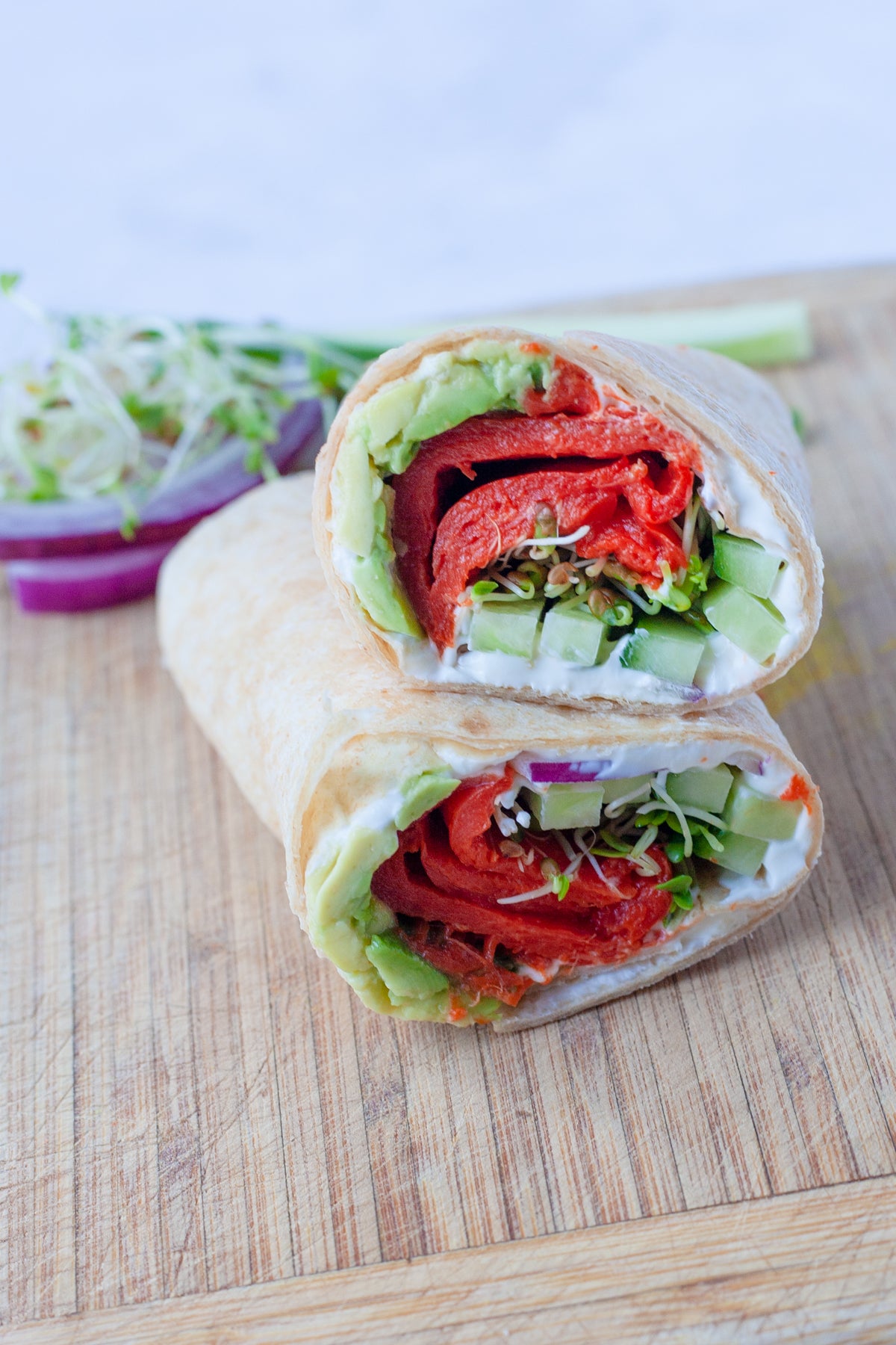 Smoked Salmon Breakfast Wrap