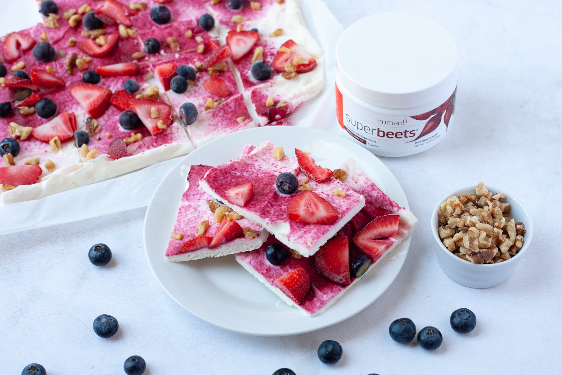SuperBeets Frozen Yogurt Squares