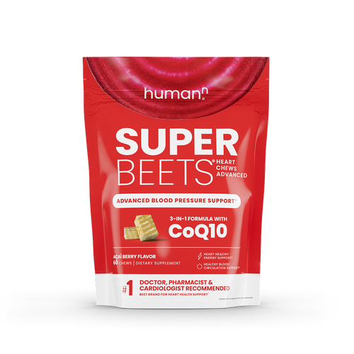 SuperBeets® 
Heart Chews + CoQ10