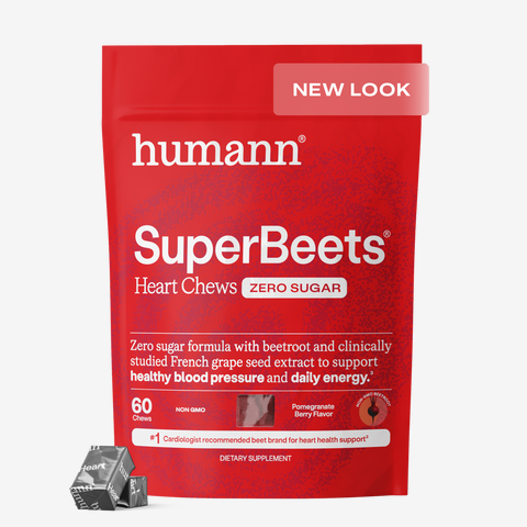 Heart Chews Zero Sugar product packaging