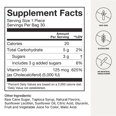Vitamin D3 Chews