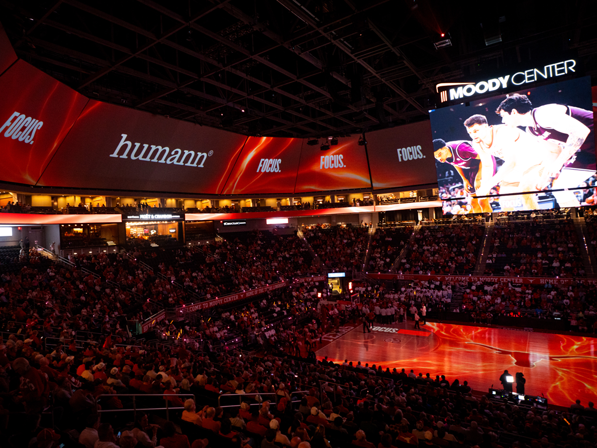 Humann and Texas Athletics Bring Heart Health Month to Life at Moody Center