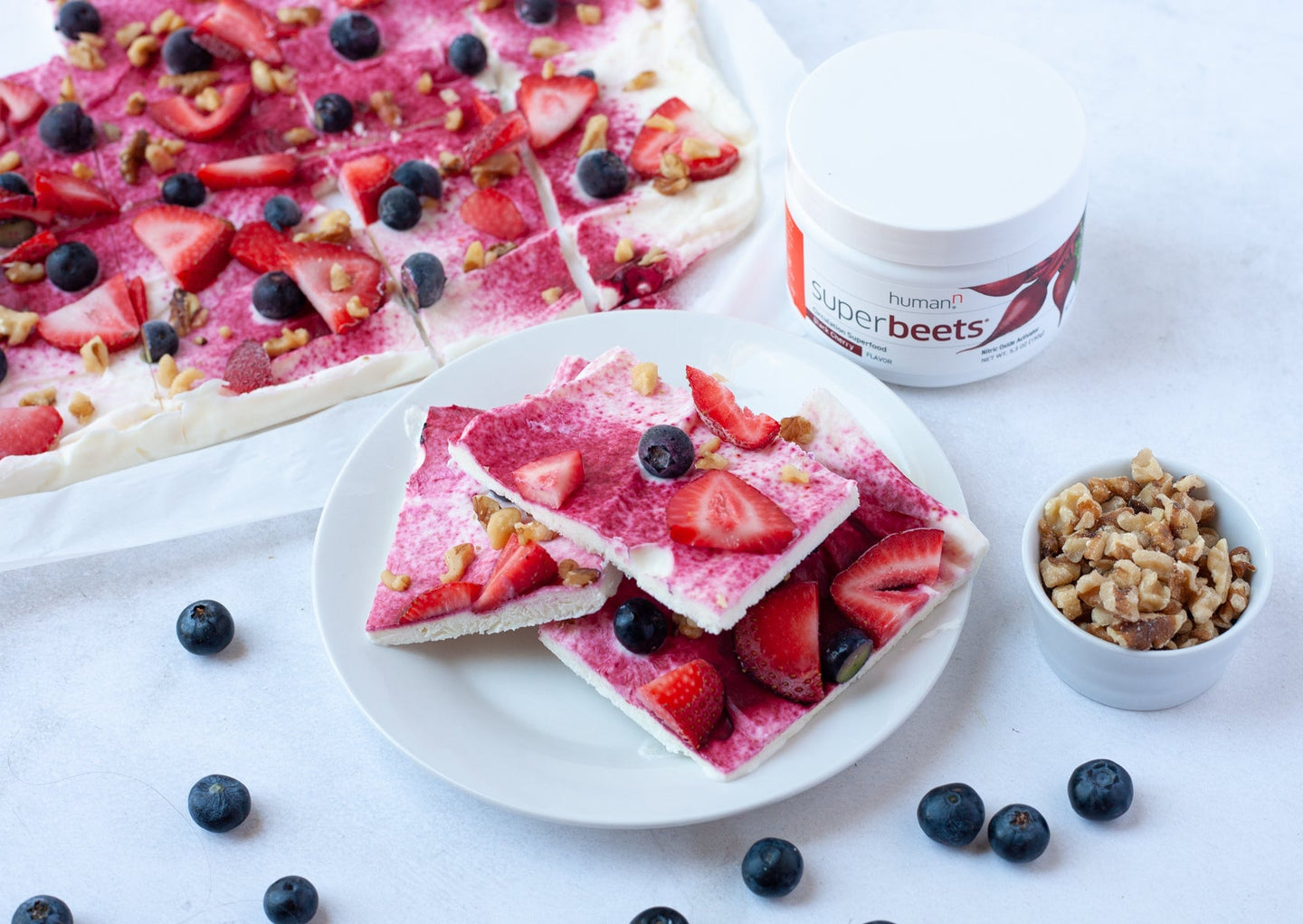 SuperBeets Frozen Yogurt Squares