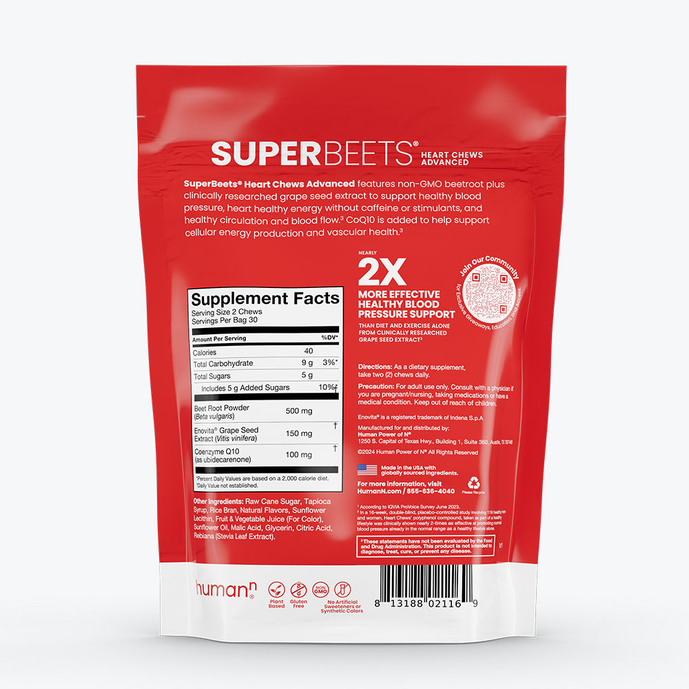 SuperBeets® Heart Chews Advanced