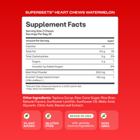 SuperBeets® Watermelon Heart Chews