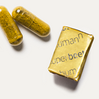Berberine Capsules alongside a Heart Chew