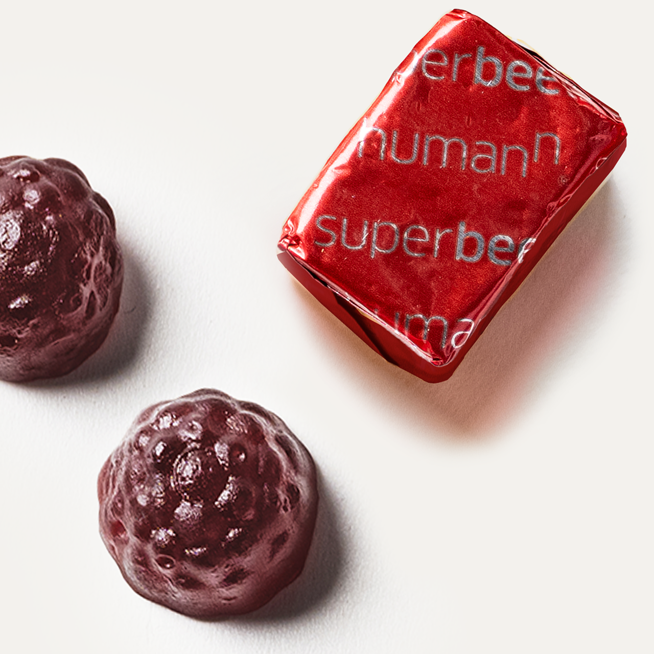 Chew and Gummies on a white background