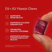 D3 + K2 Vitamin Chews