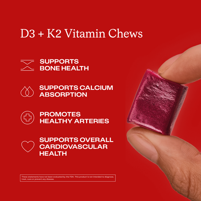 D3 + K2 Vitamin Chews