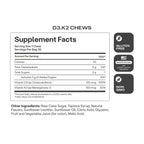 D3 + K2 Vitamin Chews