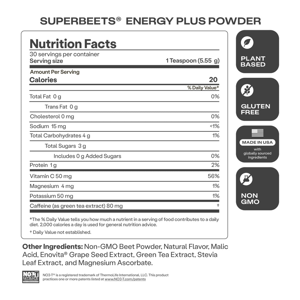SuperBeets® Energy Plus Powder