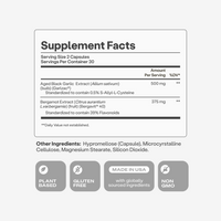 Supplement Facts label