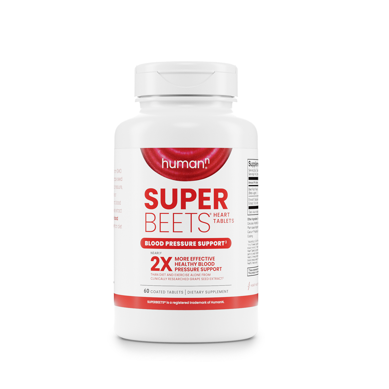 SuperBeets Heart Tablets bottle