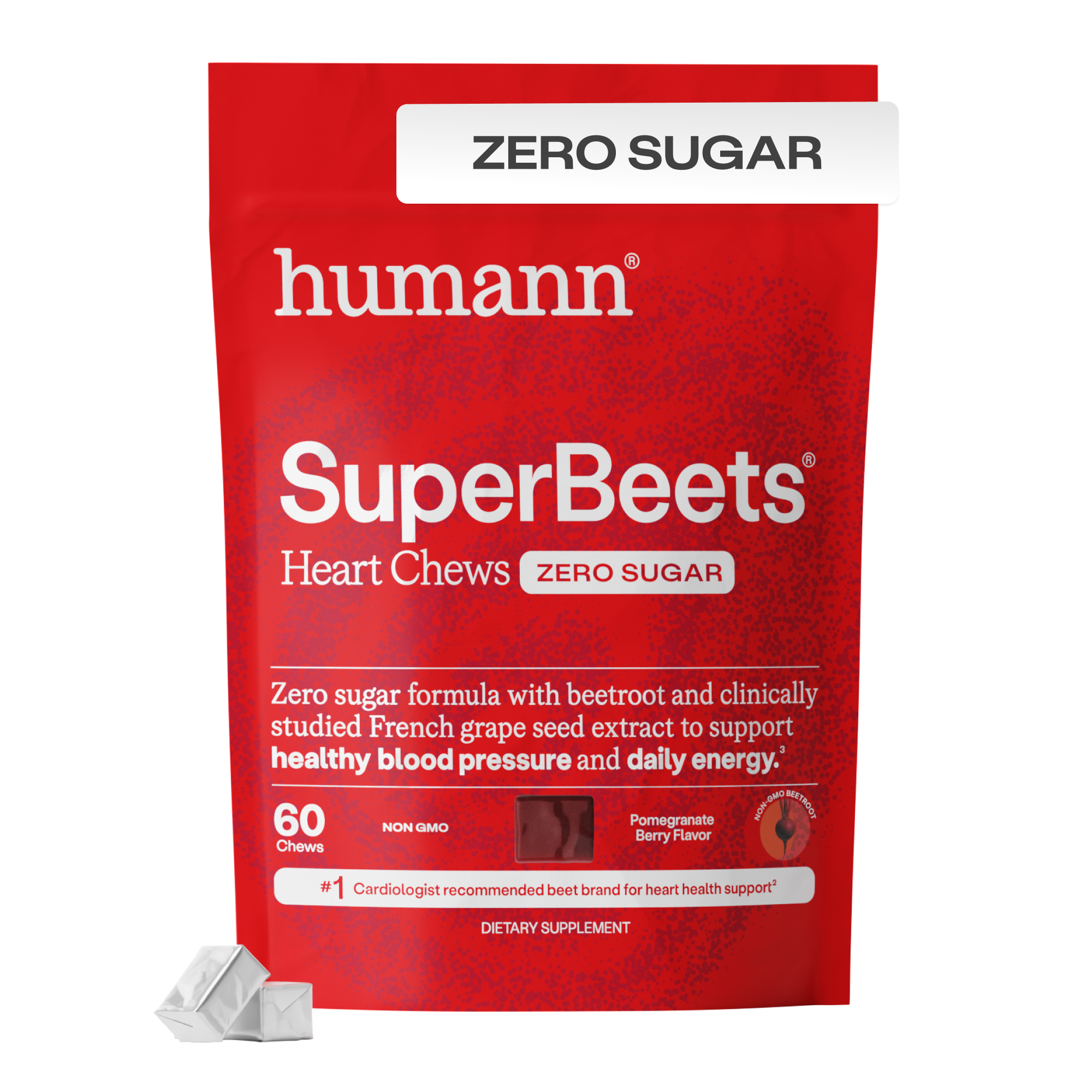 SuperBeets® Heart Chews Zero Sugar