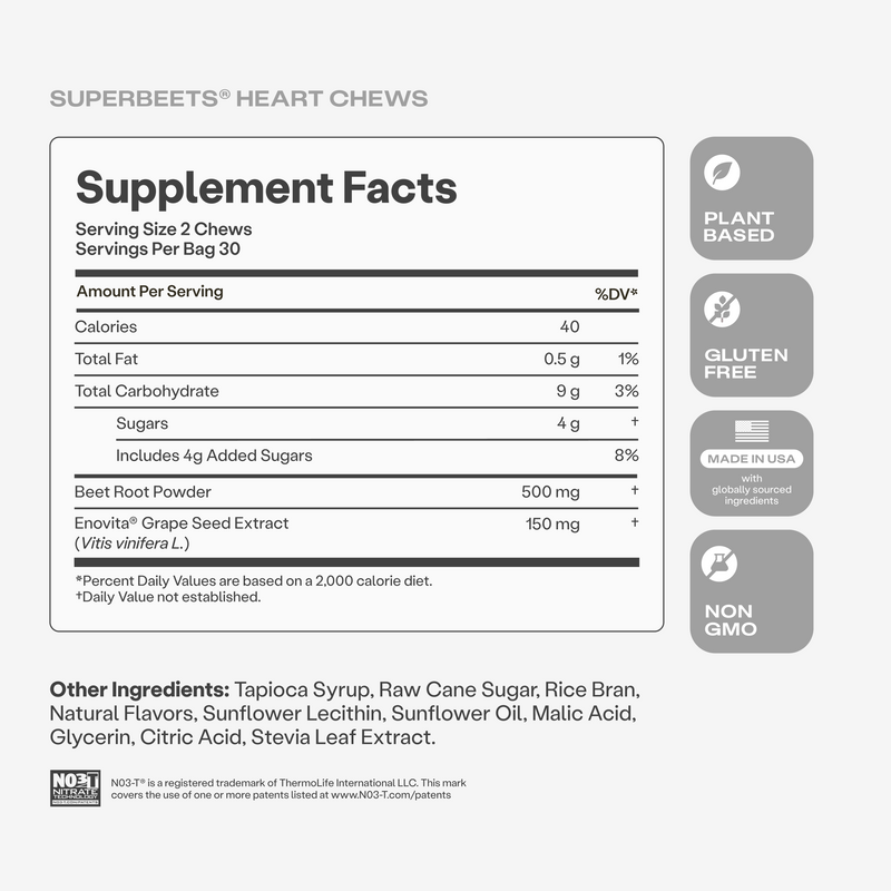 SuperBeets® Heart Chews