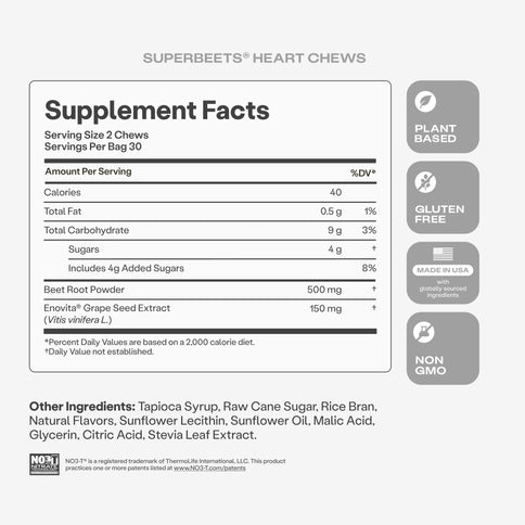 SuperBeets® Heart Chews