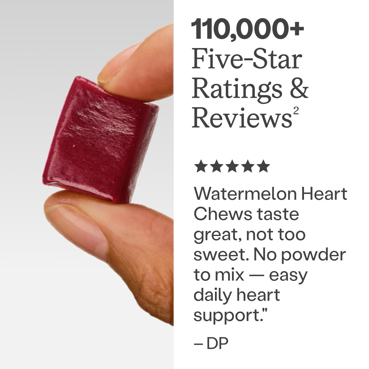 SuperBeets® Watermelon Heart Chews