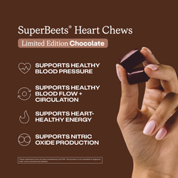 SuperBeets® Heart Chews Chocolate Flavor