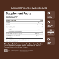 SuperBeets® Heart Chews Chocolate Flavor