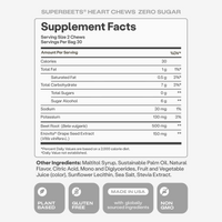 SuperBeets® Heart Chews Zero Sugar