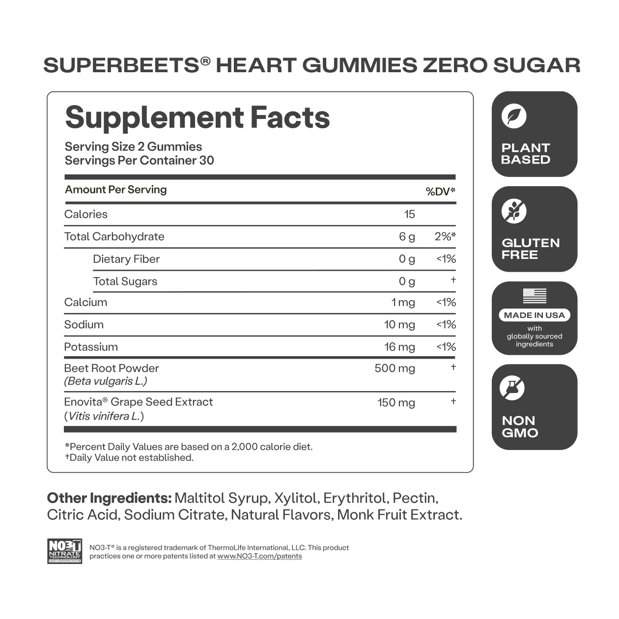 SuperBeets® Heart Gummies Zero Sugar