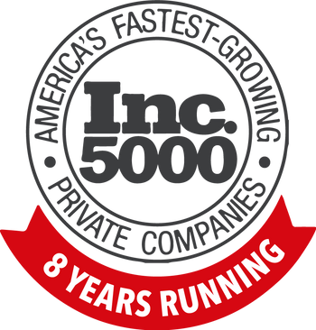 8-time Inc.5000 America’s Fastest-Growing Private Companies Honoree