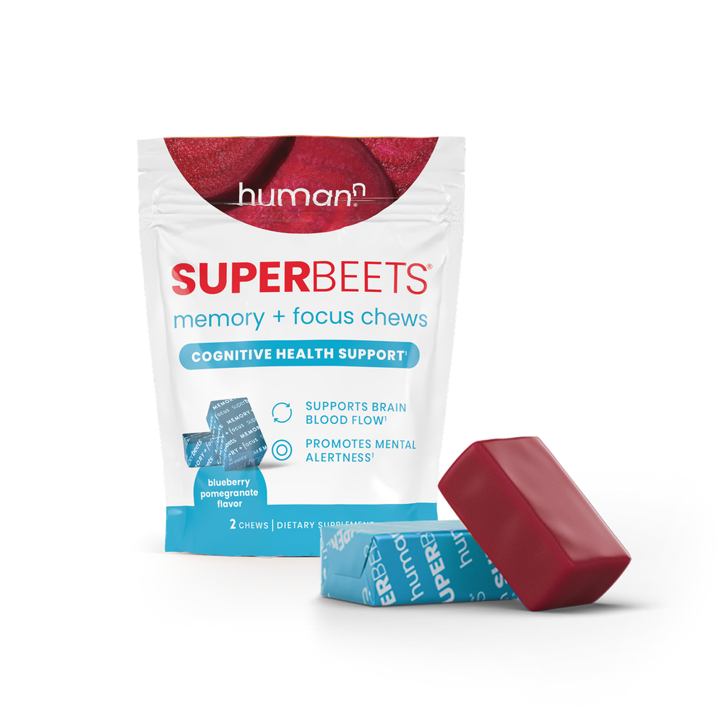 SuperBeets Memory & Focus Chews sample bag