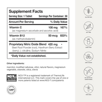 Supplement Facts label