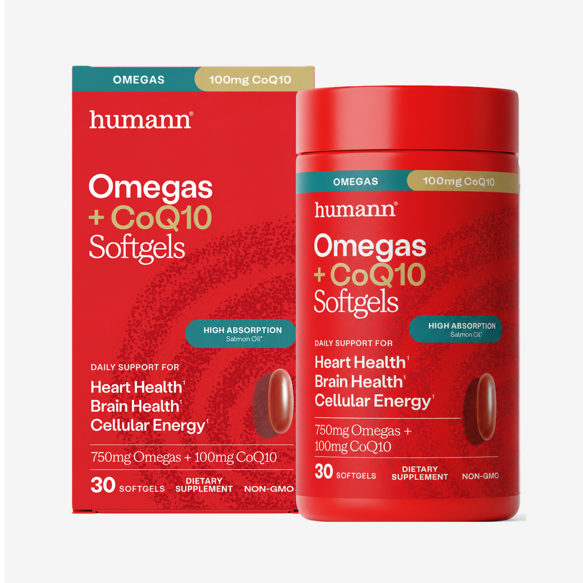 Omegas + CoQ10 Softgels
