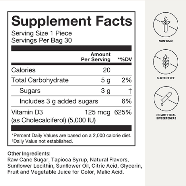 Vitamin D3 Chews