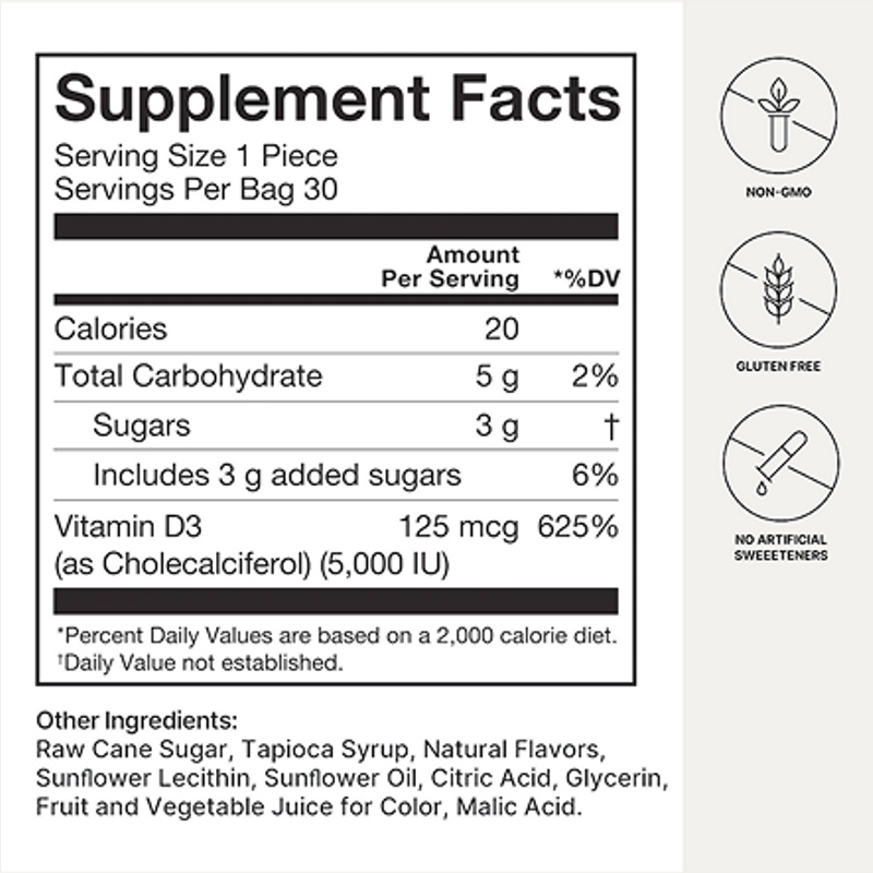 Vitamin D3 Chews