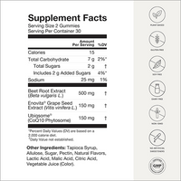 Supplement Facts label