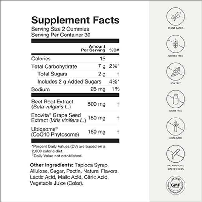 SuperBeets® Heart Gummies + CoQ10