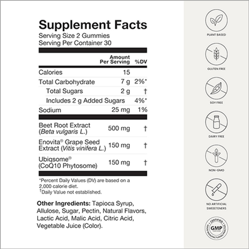 SuperBeets® Heart Gummies + CoQ10