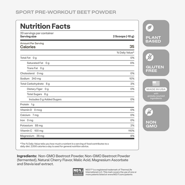 SPORT Pre-Workout Powder