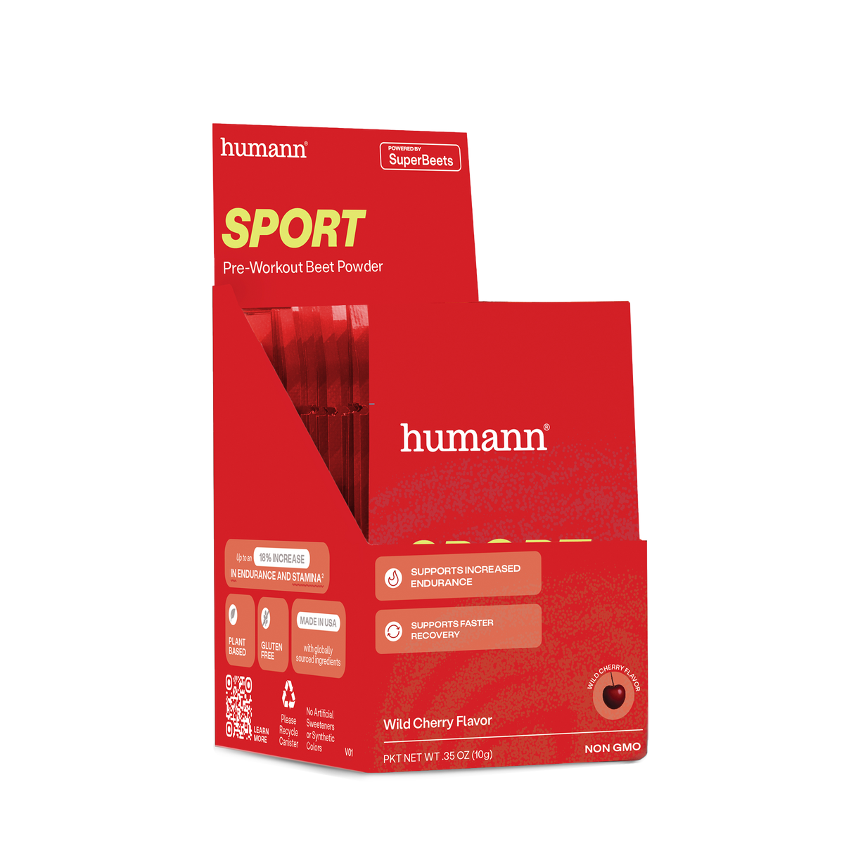 Non Stimulant Pre Workout Travel Packets | SuperBeets® Sport | Humann