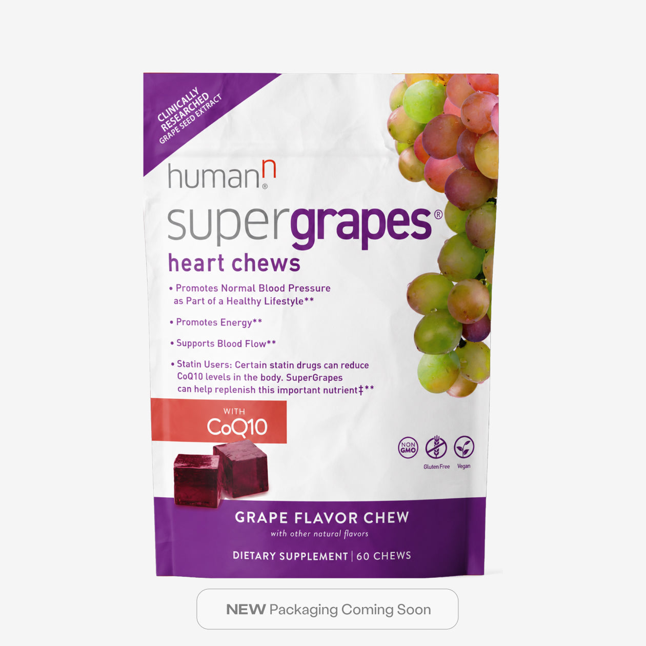 SuperGrapes® Heart Chews + CoQ10