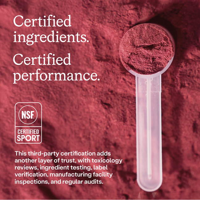 Red humann SuperBeets products on a gray background with 'New look coming soon' text.