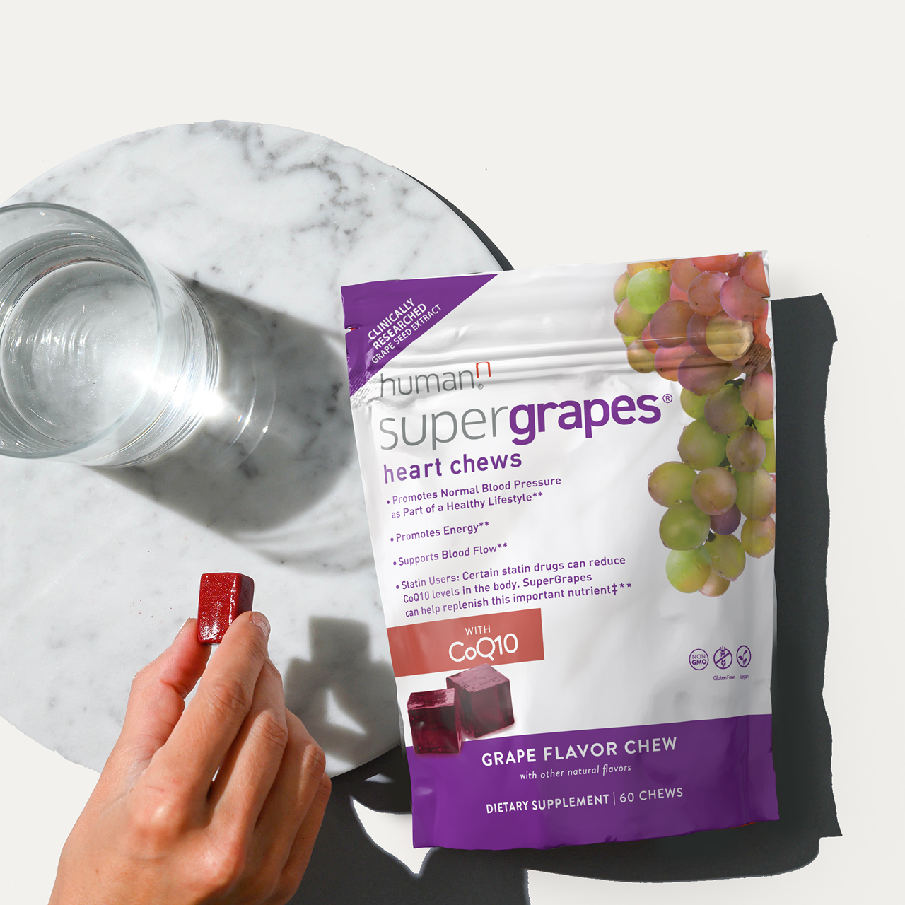 SuperGrapes® Heart Chews + CoQ10